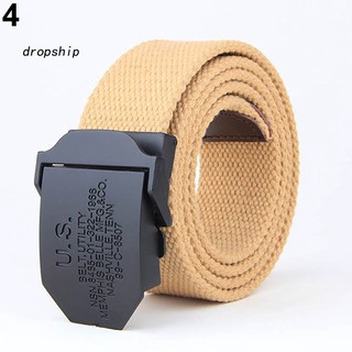 Dây nịt nam kiểu dáng quân đội màu trơn