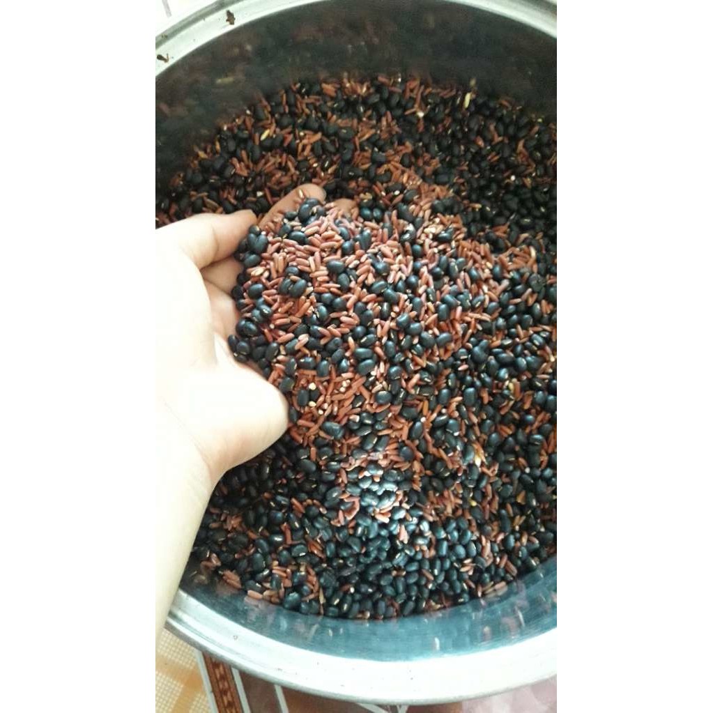 Trà đậu đen xanh lòng, đậu đỏ, gạo lứt đỏ 500gr