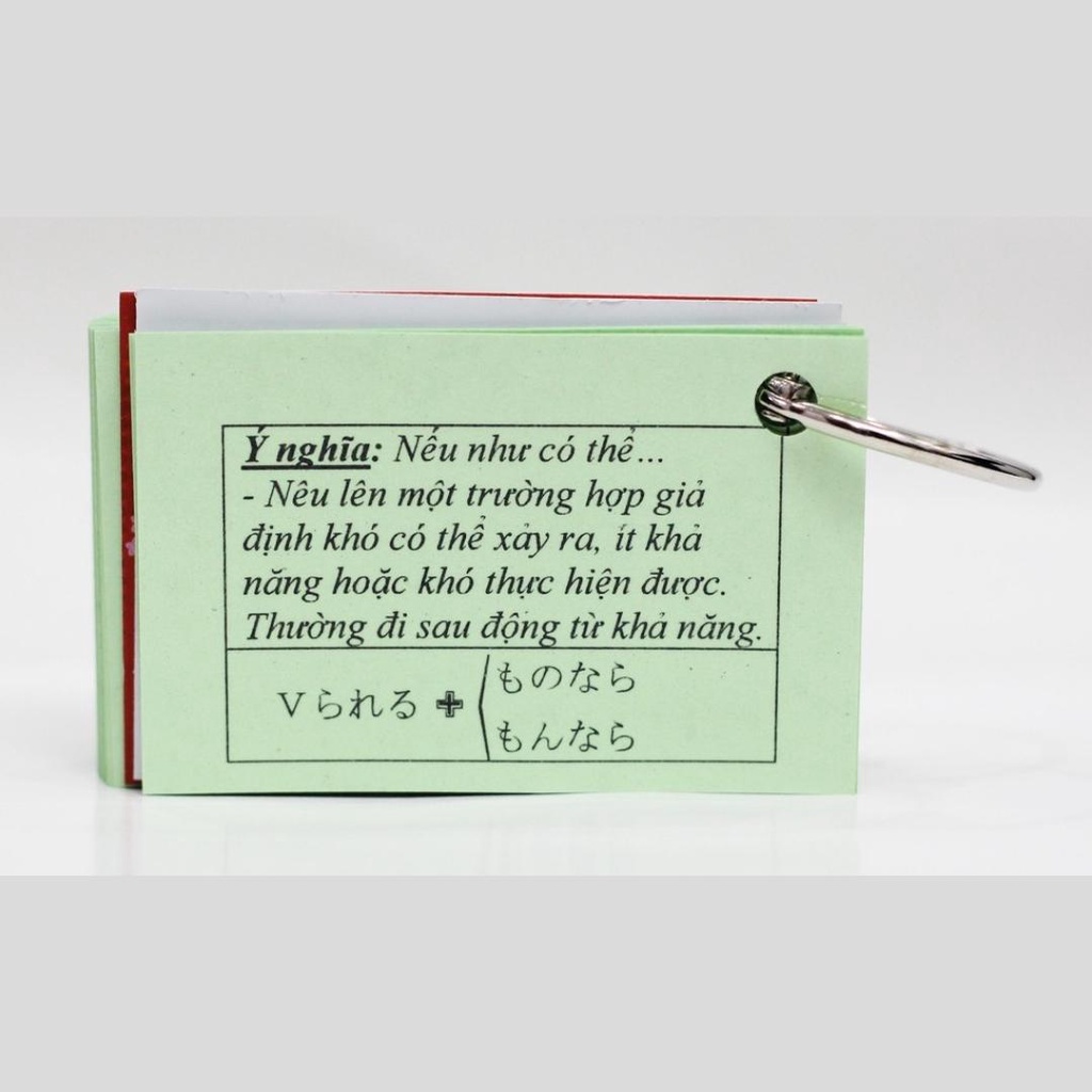 Thẻ Học Ngữ Pháp Tiếng Nhật N2 Tái Bản Mới Nhất - Flashcard Ngữ Pháp N2