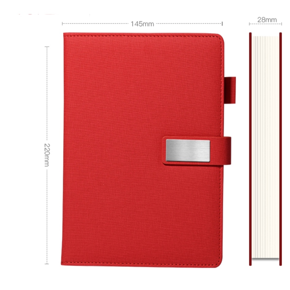 Sổ A5 bìa vải nút gài siêu sang trọng