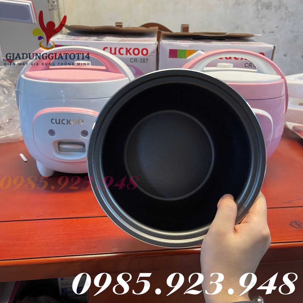 Nồi Cơm Điện mini CucKoo/NKMedia-  Dung tích 1L nấu được cho 2 người ăn, kiểu dáng Con Lợn Siêu Đáng Yêu, BH 12 tháng