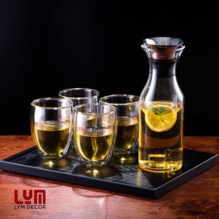 Bộ bình cốc thủy tinh - Bình thủy tinh chịu nhiệt k chì Borosilicate
