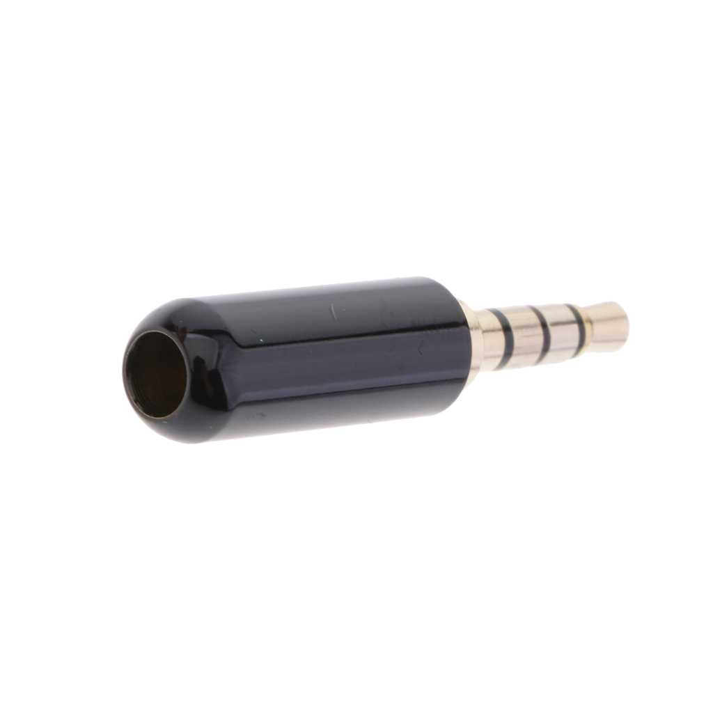 Đầu Nối Dây An Toàn 3.5mm 1 / 8 '' Trrs 4 Cực Male Plug A / V