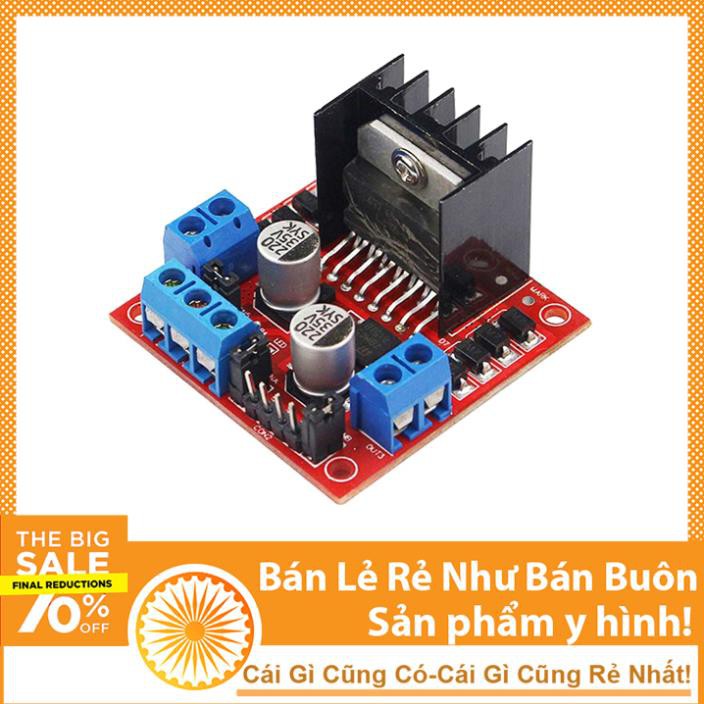 Module Điều Khiển Động Cơ L298 Đỏ