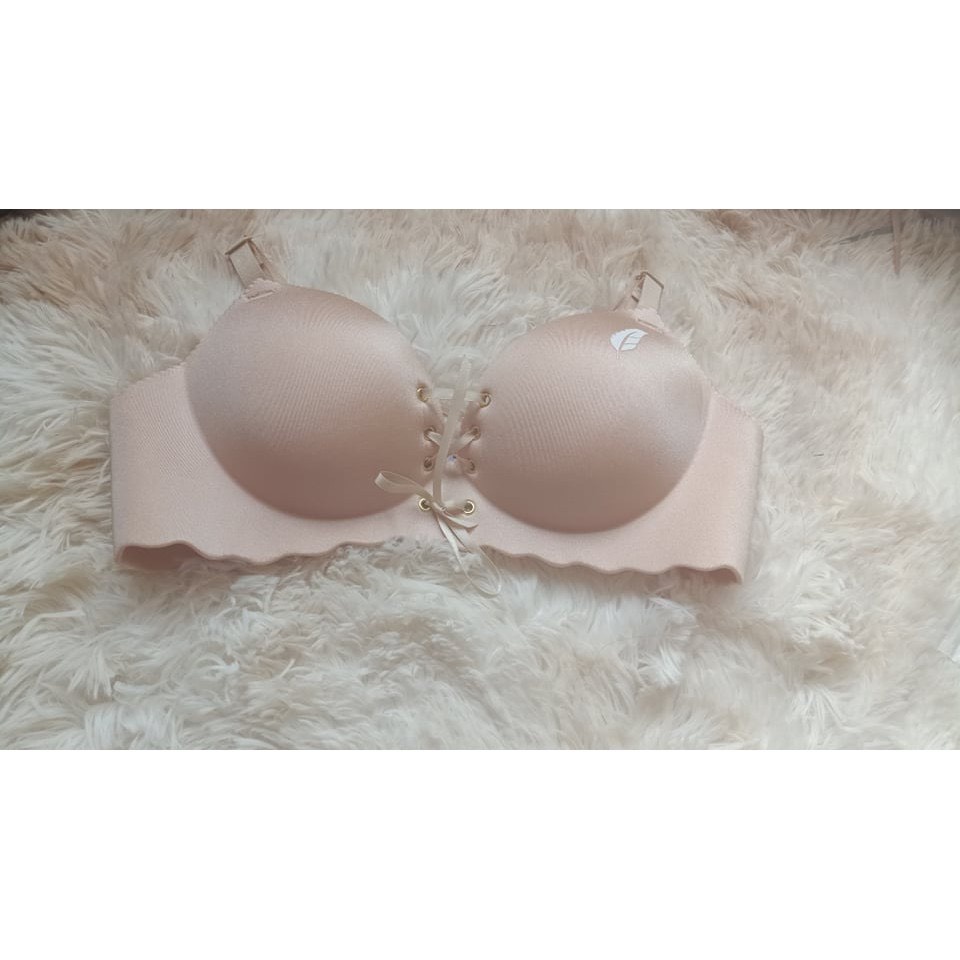 Áo Lót Nữ ❤️FREESHIP❤️ Áo Lót Nữ Cao Cấp Đúc Su không gọng có bàn đỡ chống chảy xệ,dây thắt tạo khe sexy quyến rũ mã C03