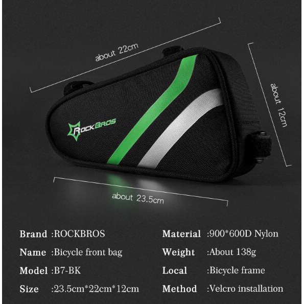 Túi tam giác ROCKBROS đựng dụng cụ sửa chữa xe đạp