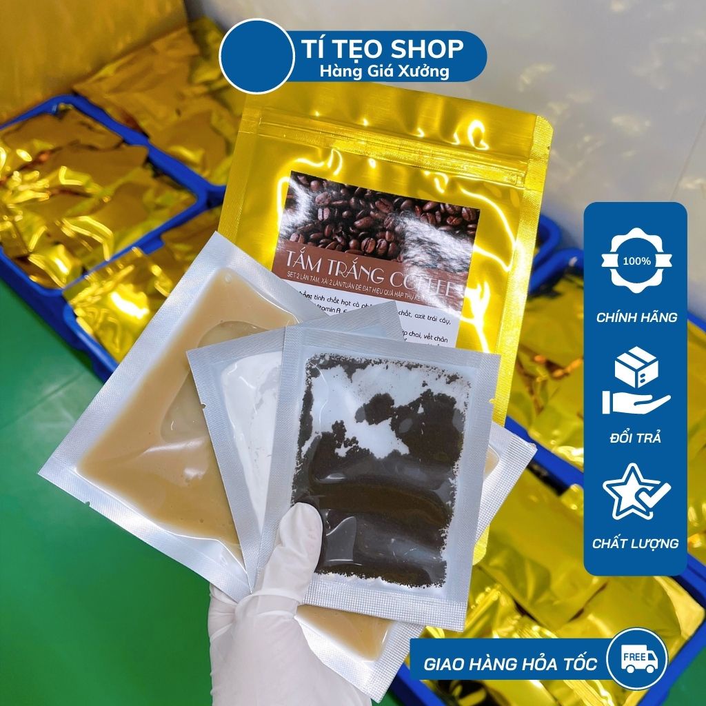 Tắm trắng Coffee chuẩn Spa - Tắm là trắng