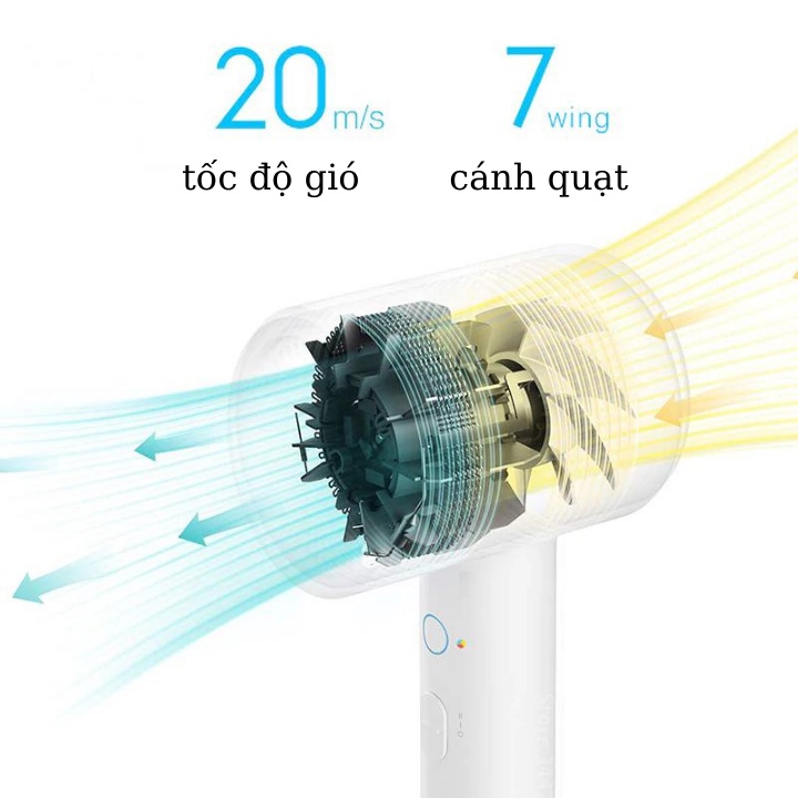 Máy Sấy Tóc Tạo Kiểu Sử Dụng Cho Salon Tóc Chuyên Nghiệp Công Suất Lớn 2200W