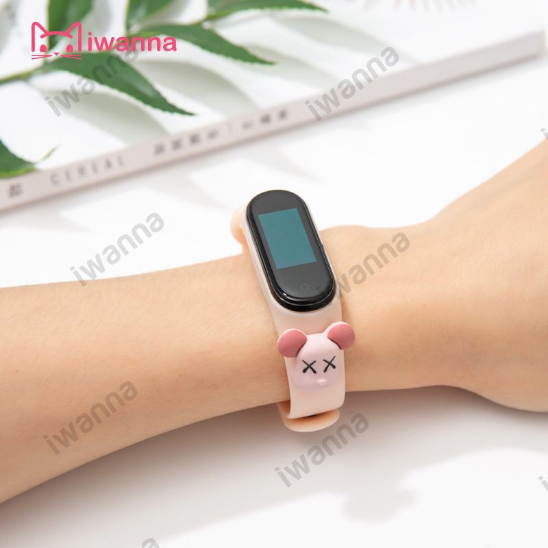 Dây silicon đeo đồng hồ thay thế cho Xiaomi miband 2/3/4 tiện dụng