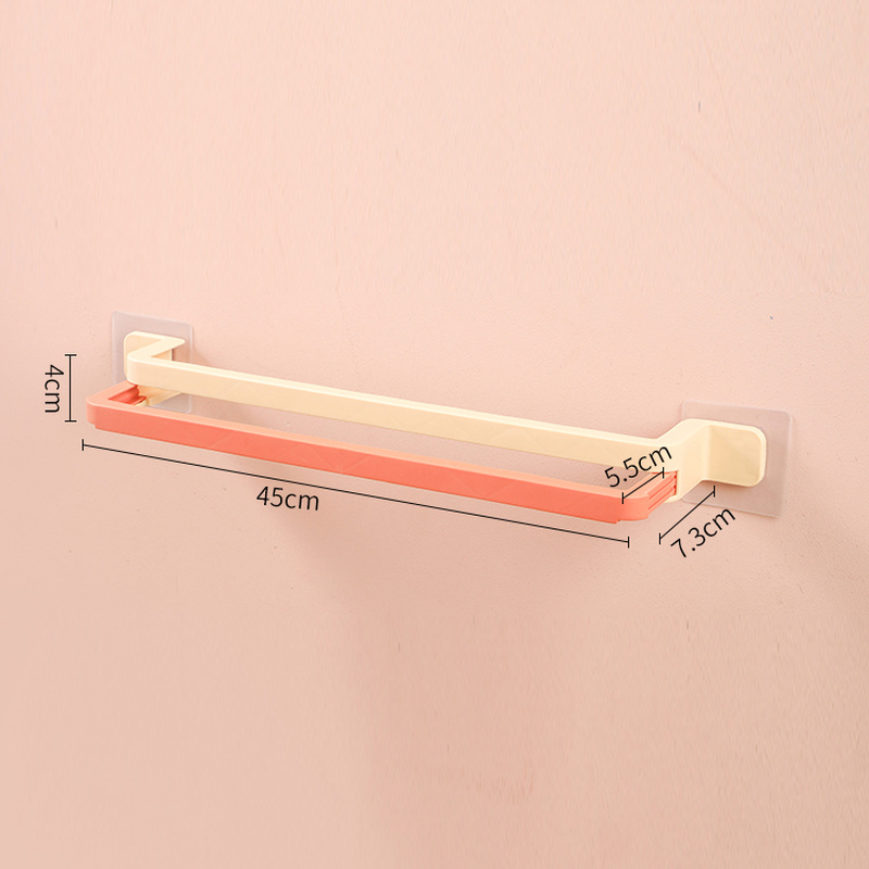 Thanh Treo Khăn JUJIAJIA Thiết Kế Đơn Giản Sáng Tạo Không Đục Lỗ Cho Nhà Tắm