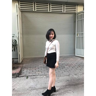 Áo Len Khoét cổ Tim