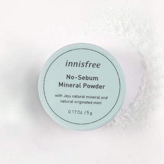 Phấn Phủ Kiềm Dầu Innisfree No Sebum Mineral Powder 5g