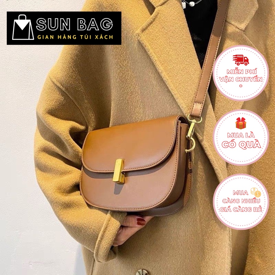 Túi xách nữ đeo chéo, đeo vai, túi cnk đi chơi, đi học, da đẹp, thời trang cao cấp size 22cm SB215