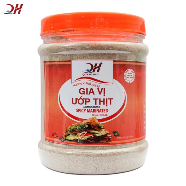 Gia vị ướp thịt Doner Kebab Quang Huy loại 300g Chính Hãng