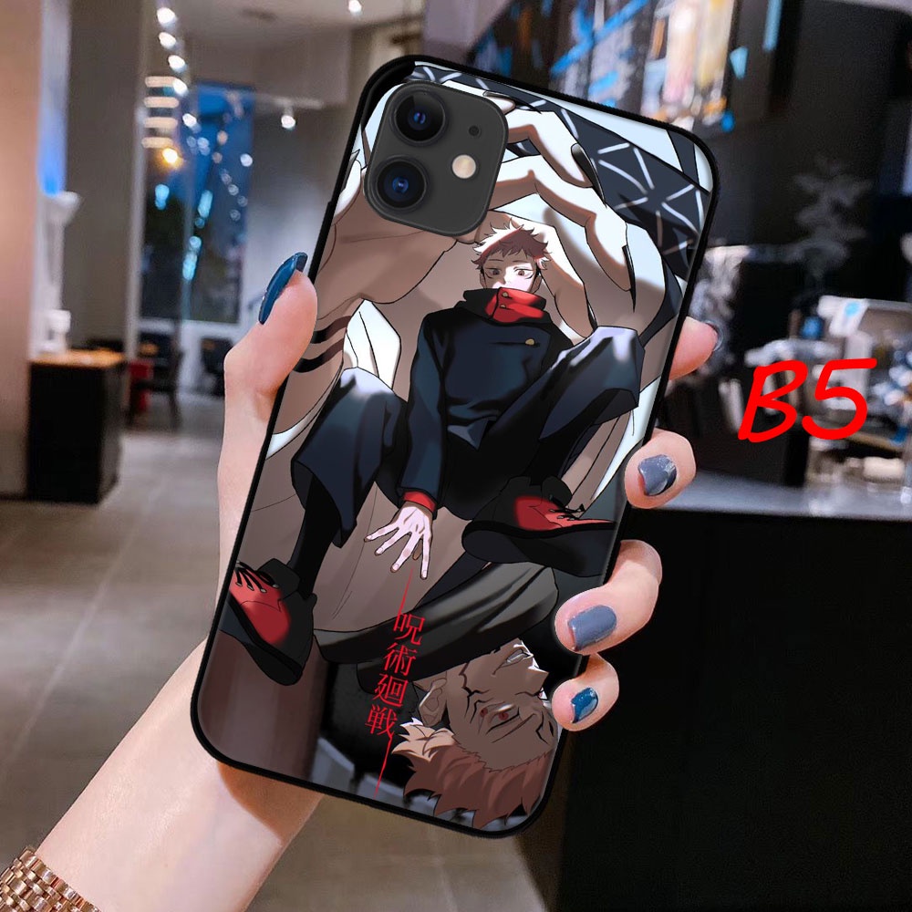 Ốp Điện Thoại Hình Jujutsu Kaisen Ryomen Sukuna Cho iPhone 12 11 13 Pro Max SE 12 13