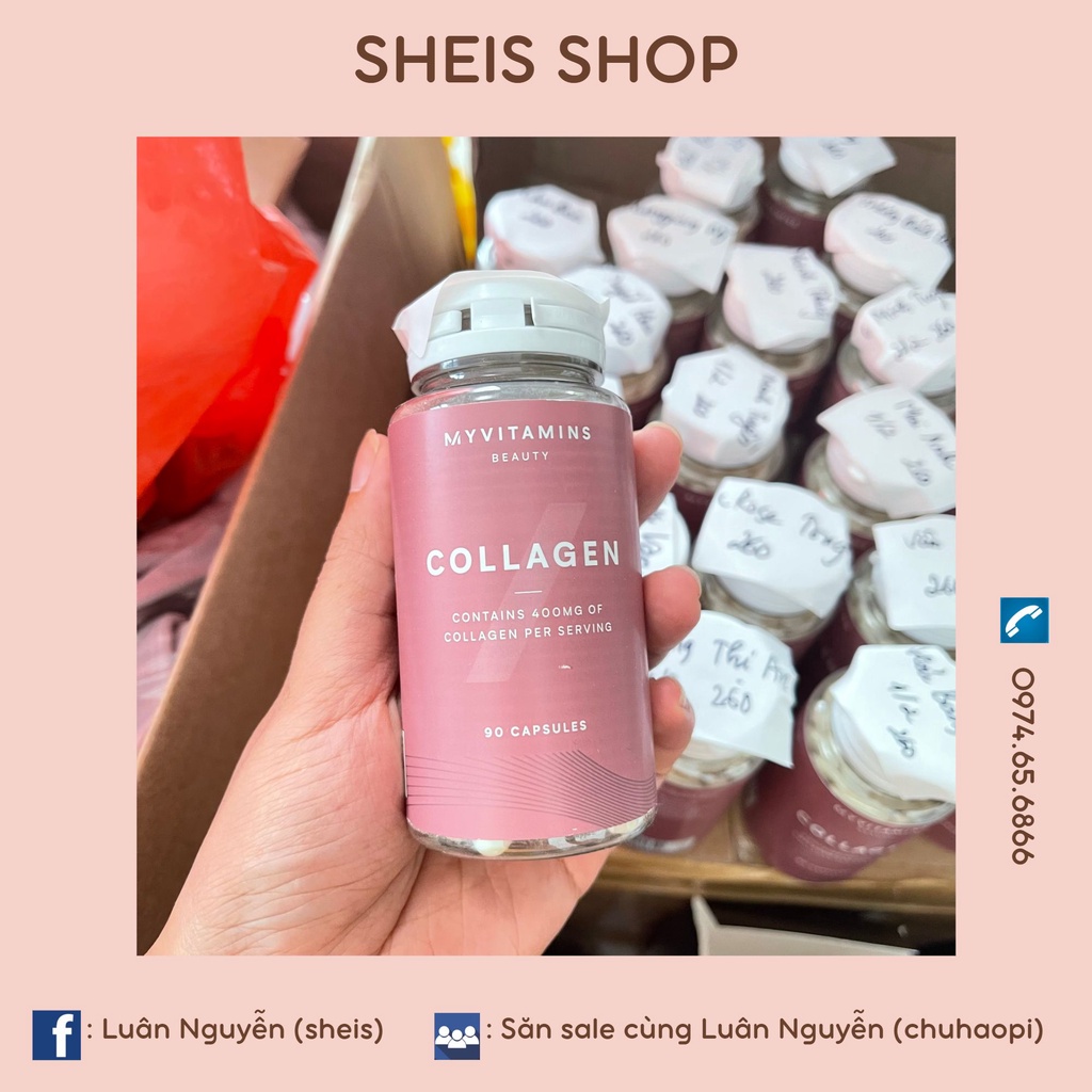 Collagen Myvitamins hộp 90 viên chính hãng [EXTRA FREESHIP]