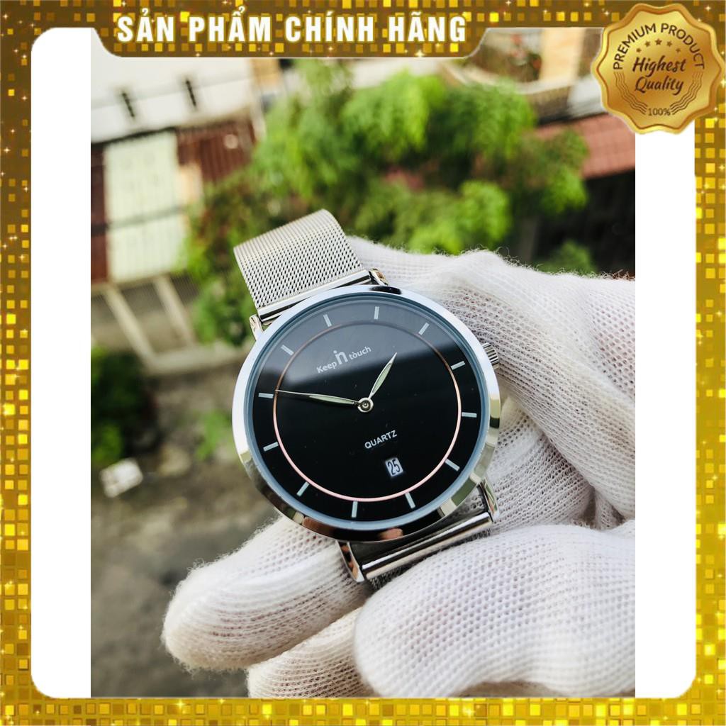 ĐỒNG HỒ NAM KEEP IN TOUCH CHÍNH HÃNG NAM DÂY LƯỚI CAO CẤP (TẶNG KỀM HỘP VÀ PIN , PHỤ KIỆN THÂU DÂY)