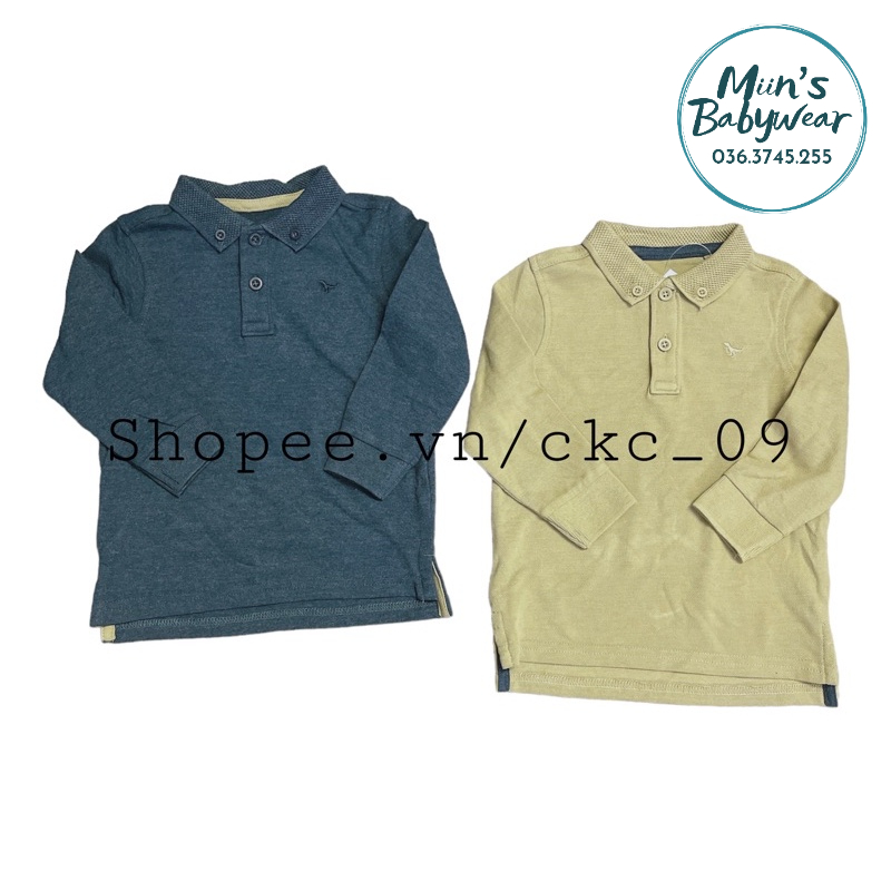 Có SẴN set 2 áo polo dài tay màu cho bé Geogre UK