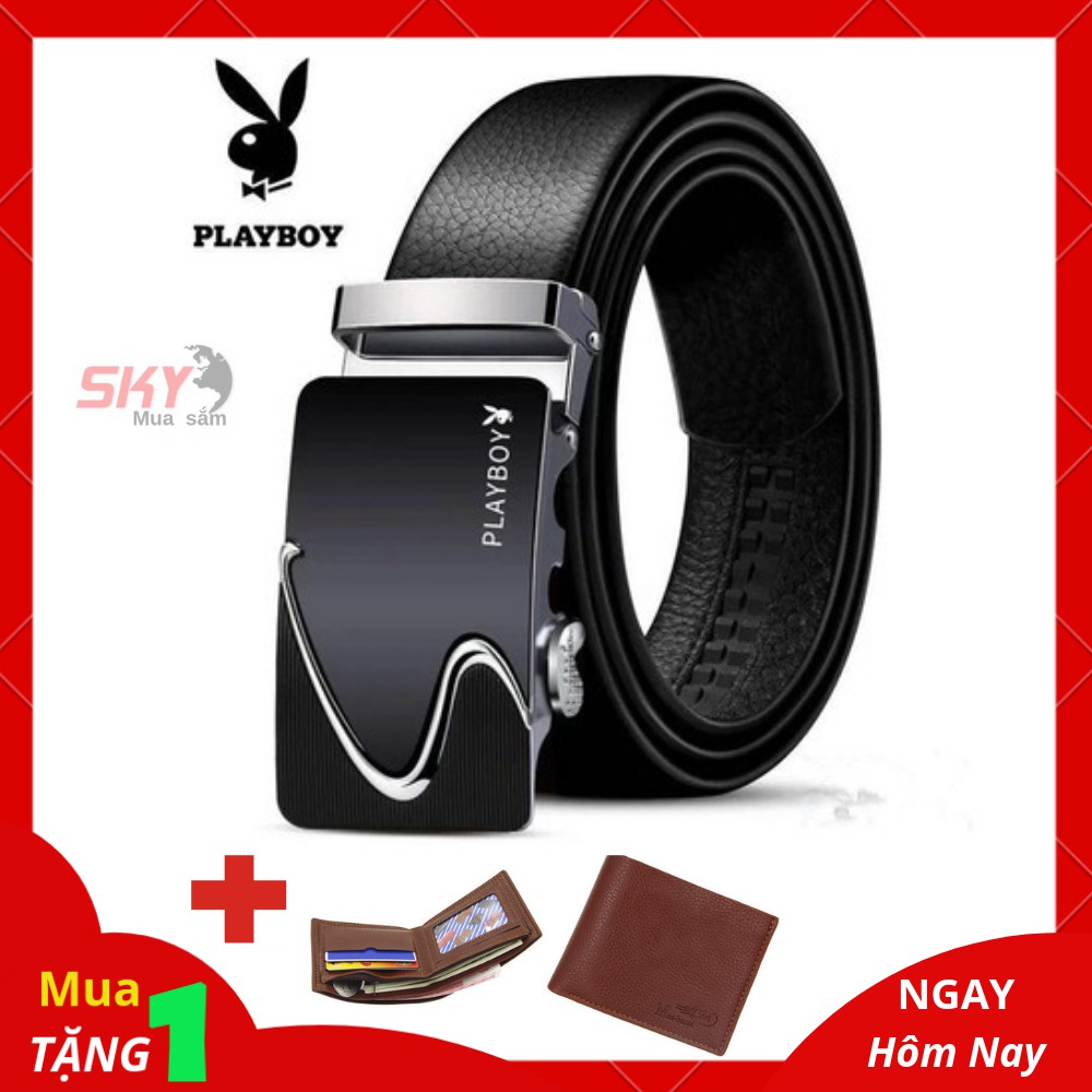 Thắt Lưng Nam Da Thật Cao Cấp + [ Tặng kèm Ví DaMen.bense] - S trắng