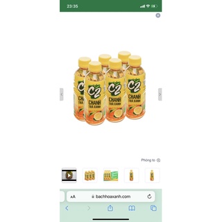 Trà C2 chai 230ml 1 thùng 24 chai  ( 3 hương : đào , táo , chanh )