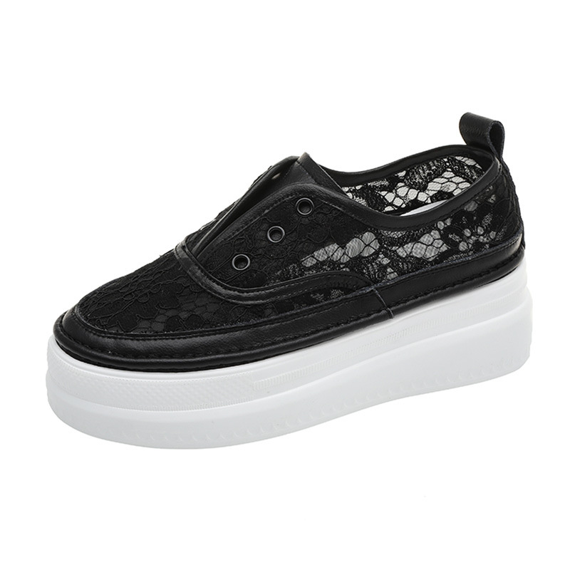 Giày Lười Đế Dày Phối Lưới Thoáng Khí Thời Trang Xuân Hè 2019 Cho Nữ | BigBuy360 - bigbuy360.vn