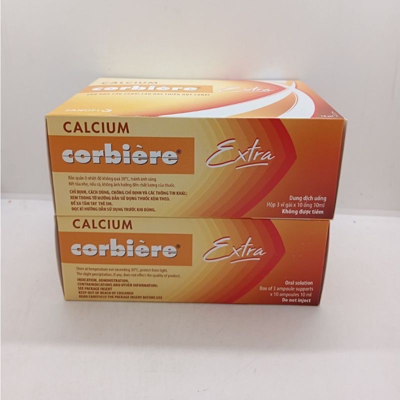 canxi corbiere 10ml cho người lớn và phụ nữ mang thai