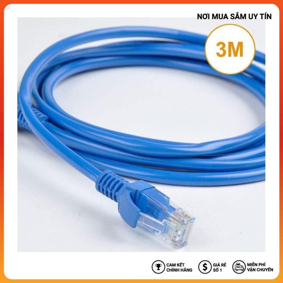 Cáp Mạng Dây mạng 3M 5M 10M và 15M chuẩn RJ45 bấm sẵn đầu HEAD SHOP