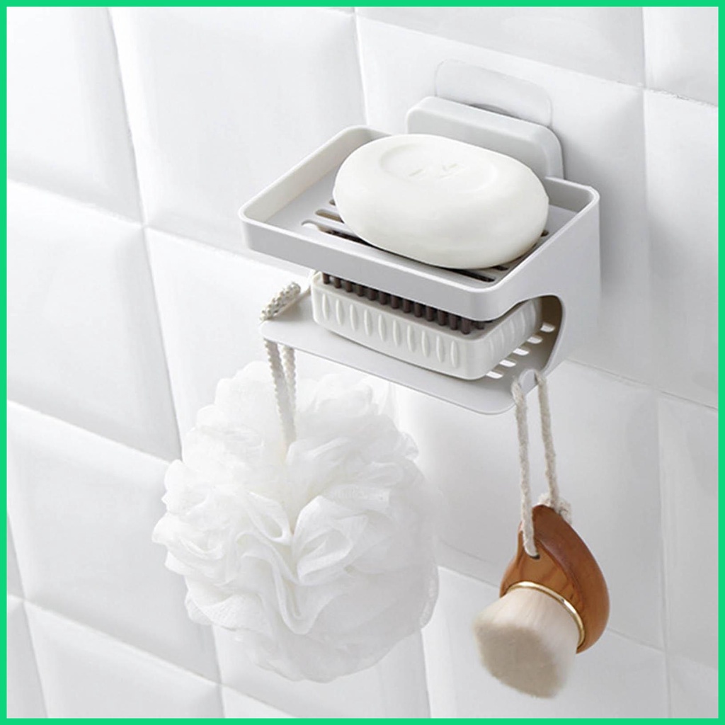 Giá Đỡ Xà Phòng Gắn Tường Không Cần Khoan Tiện Dụng Cho Nhà Tắm