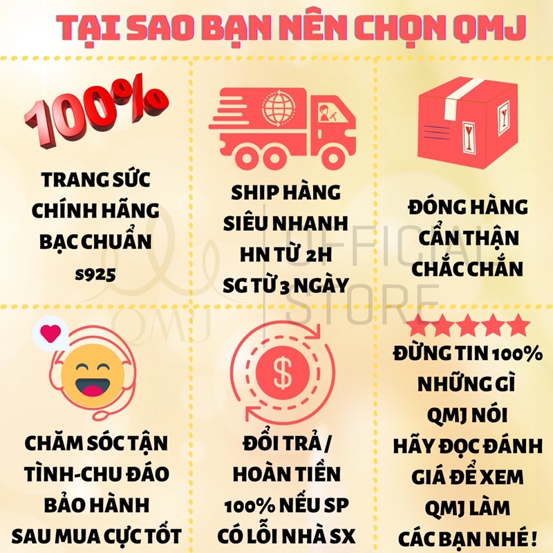 Dây chuyền bạc QMJ Nữ thân mặt trăng nạm đá tinh xảo - Q170