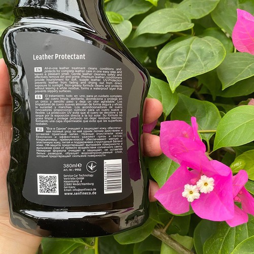 Chai Xịt Vệ Sinh Và Bảo Vệ Nội Thất Da - Senfineco Leather Protectant 9955