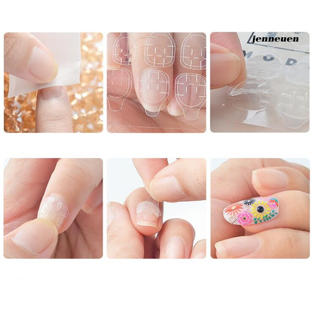 Keo Dán Hai Mặt Trong Suốt Tiện Dụng Để Trang Trí Móng Tay