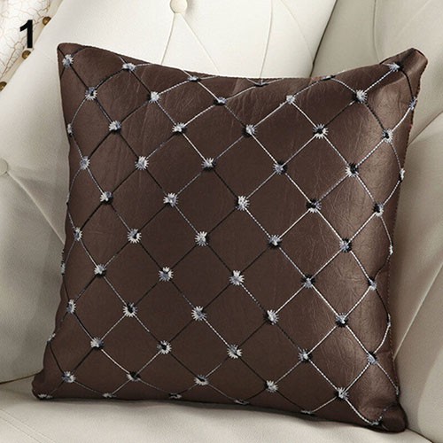 Vỏ gối vuông họa tiết sọc nhiều màu | BigBuy360 - bigbuy360.vn