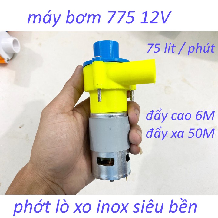 Máy bơm nước 12V từ động cơ 775