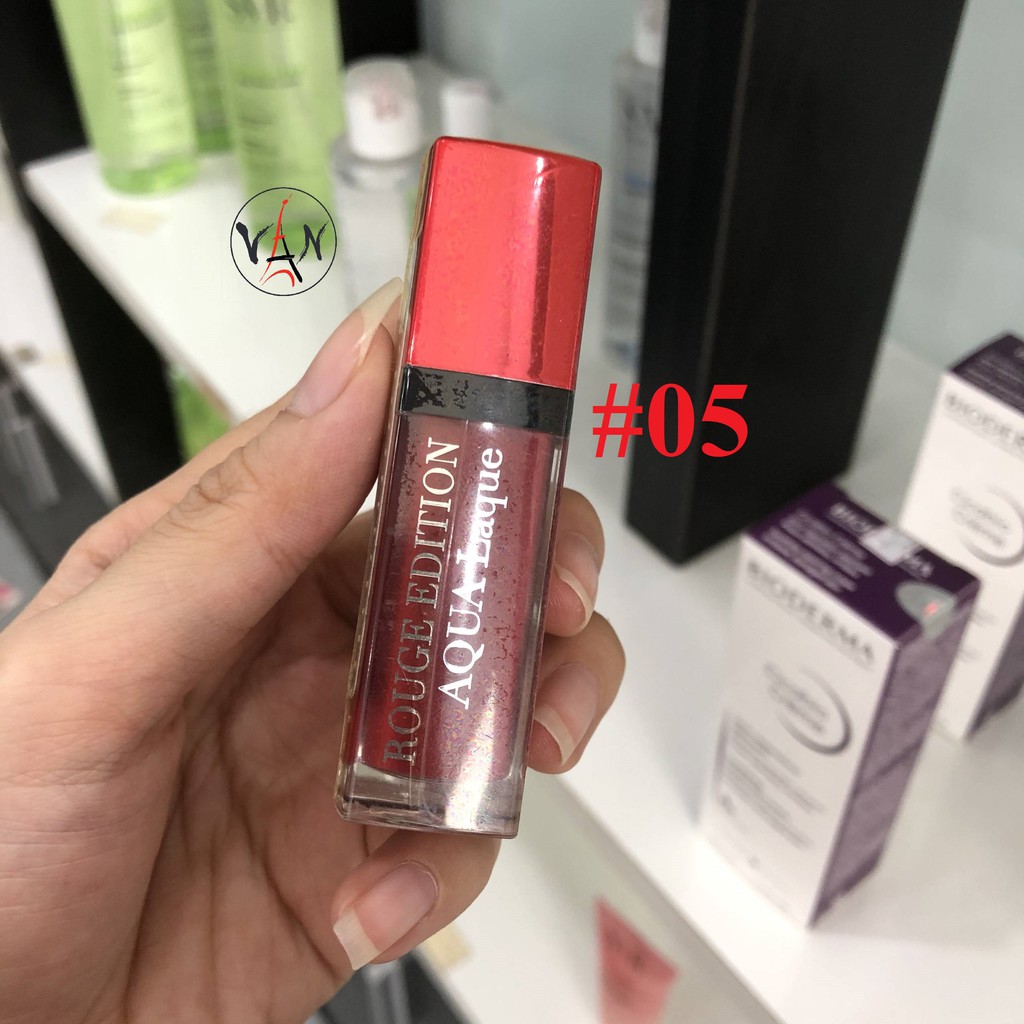 [ Bourjois Pháp ] Son bóng bourjois rouge edition aqua laque - đủ màu | BigBuy360 - bigbuy360.vn
