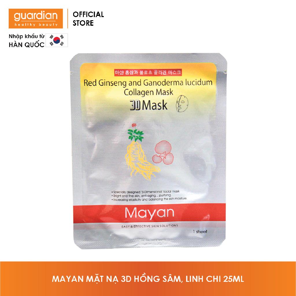 Mặt Nạ Hồng Sâm Linh Chi Mayan Red Ginseng and Ganoderma Lucidum Collagen Mask 25ml