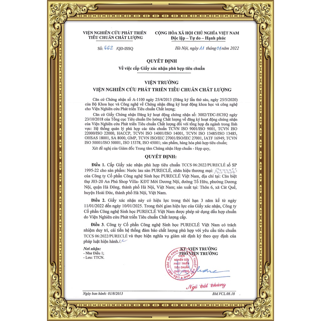Nước lau sàn & lau kính PURECLÉ organic đa năng và cô đặc dùng được trong 6 tháng chai 1.38L/3.8L