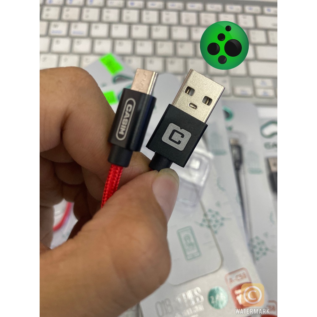 Cáp sạc dự phòng CASIM nhập khẩu cao cấp ngắn 18cm 180mm ra micro USB samsung oppo