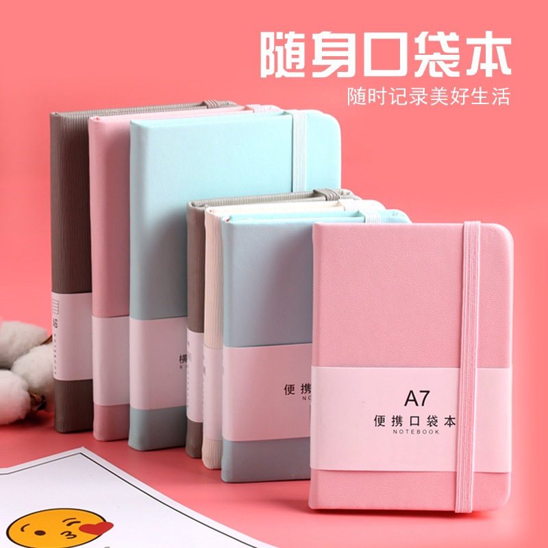 Sổ Tay Ghi Chú A7A6 Bìa Giả Da Gọn Nhẹ Tiện Dụng