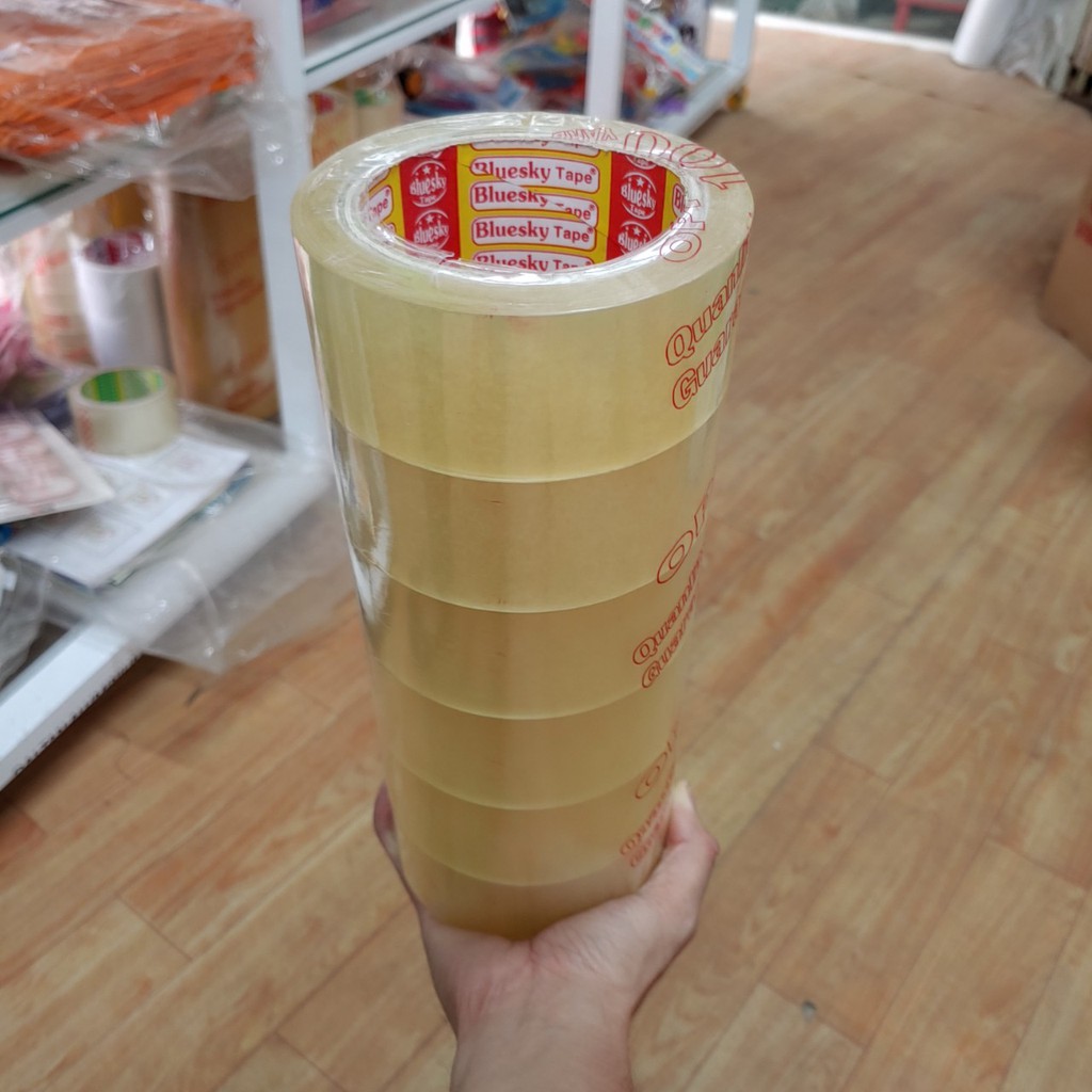 ✅ Băng Keo Trong 100 Yard - Bản Ngang 5cm - Dụng Cụ Tiện Ích