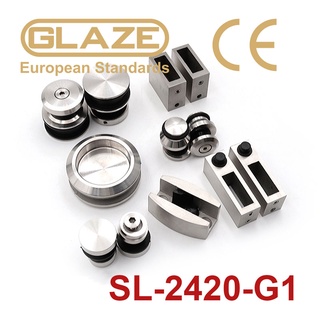 Bộ cửa lùa trượt dùng cho kính - Glaze 2420-G1