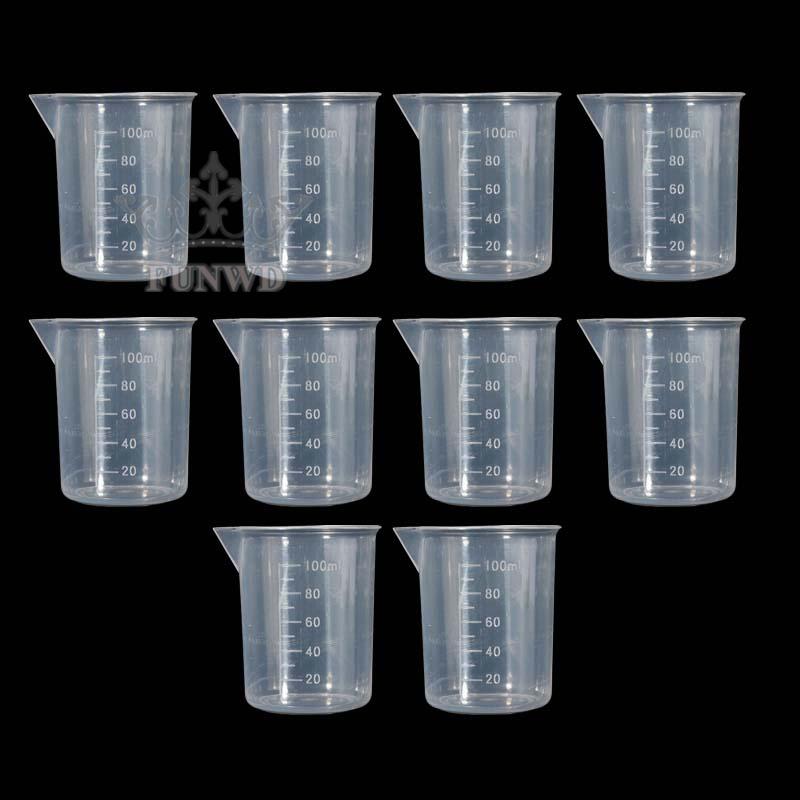 Set 2 / 10 Cốc Đong Bằng Nhựa 100ml