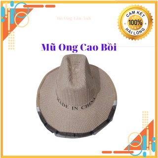 Mũ cao bồi nuôi ong mật - mũ bảo hộ ong mật - mũ bắt ong