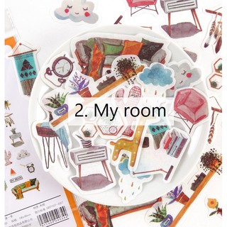 Set 30-80 sticker trang trí planner STG075