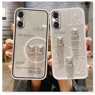 Ốp Điện Thoại TPU Mềm Mạ Điện Hình Gấu Kaws 3D Chống Sốc Cho IP 13 12 11 Pro Max XS XR 8 7 Plus