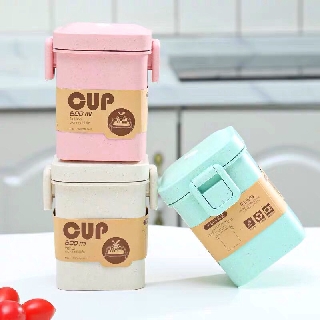 {ĐỘC QUYỀN]_Cốc Đựng Nước Chống Tràn Candy Cup Chất Liệu Lúa Mạch 600ML