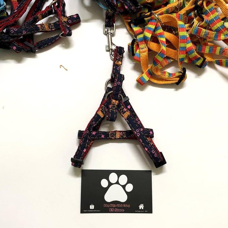 Dây Dắt Cho, Dây Dắt Loại Tốt dành cho chó mèo từ 1-5kg, D15