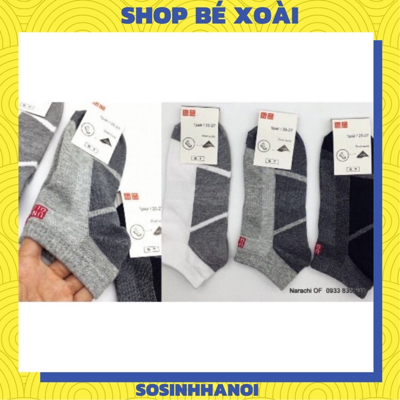 Tất nam uni cổ ngắn loại đẹp xuất khẩu - loại 1