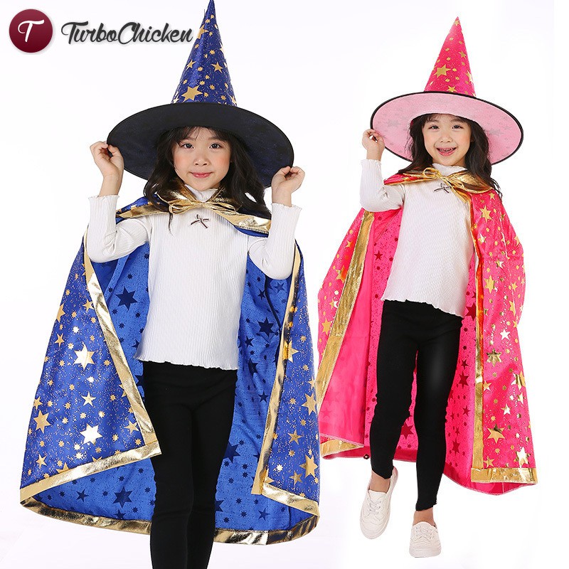 Bộ Đồ Hóa Trang Phù Thủy Halloween Cho Bé