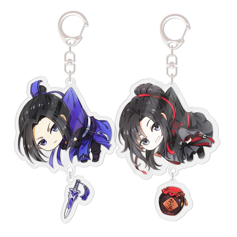 YGT Móc khóa acrylic hình The Untamed Chen Qing Ling Xiao Zhan Wang Yibo