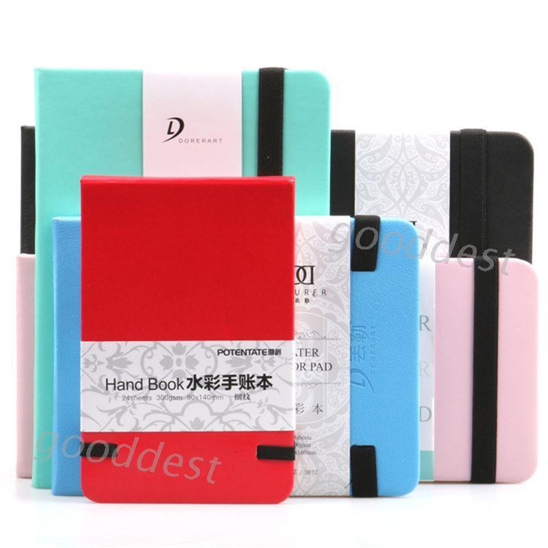 Set 24 tờ giấy vẽ màu nước 300gsm